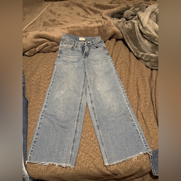 PacSun Denim - Women's Blue Wide-Leg Jeans pacsun